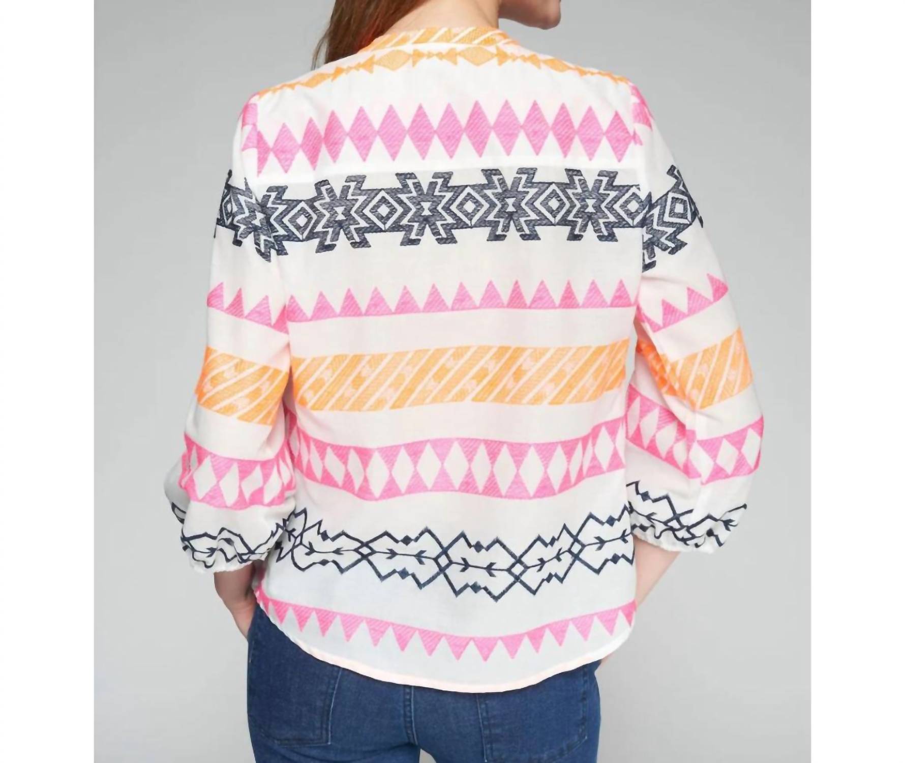 Vilagallo - Drew Bordado Neon Top
