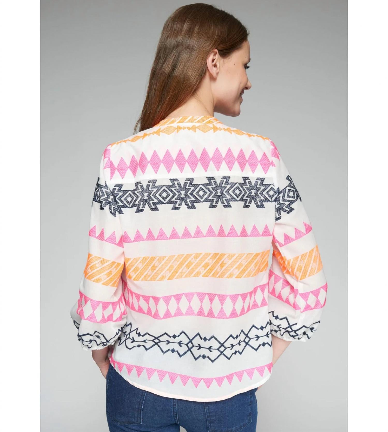 Vilagallo - Drew Bordado Neon Top