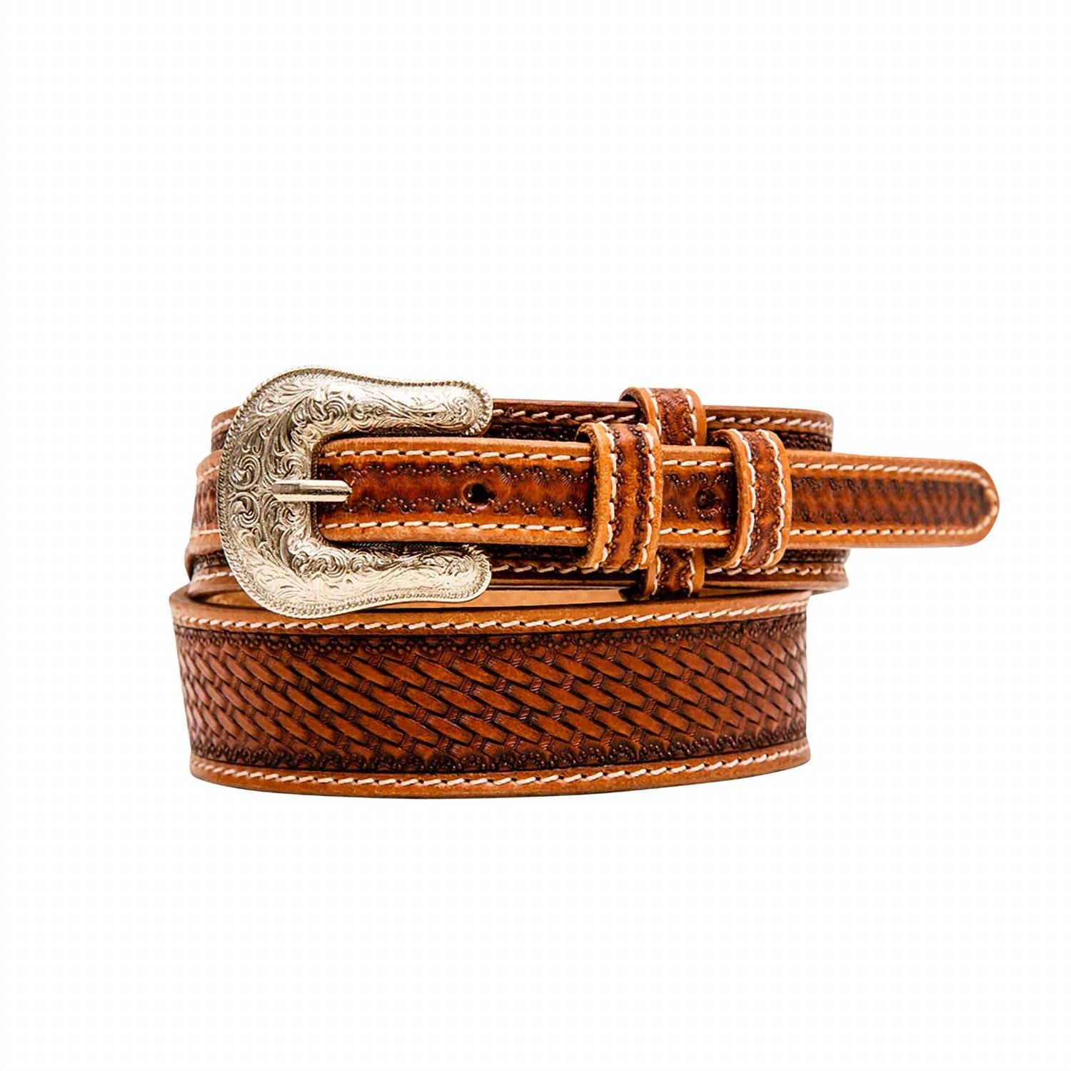 Myra - Women's Vandal Hand-tooled Leather Belt