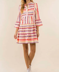 Sundayup - Charged Up Geo Dress