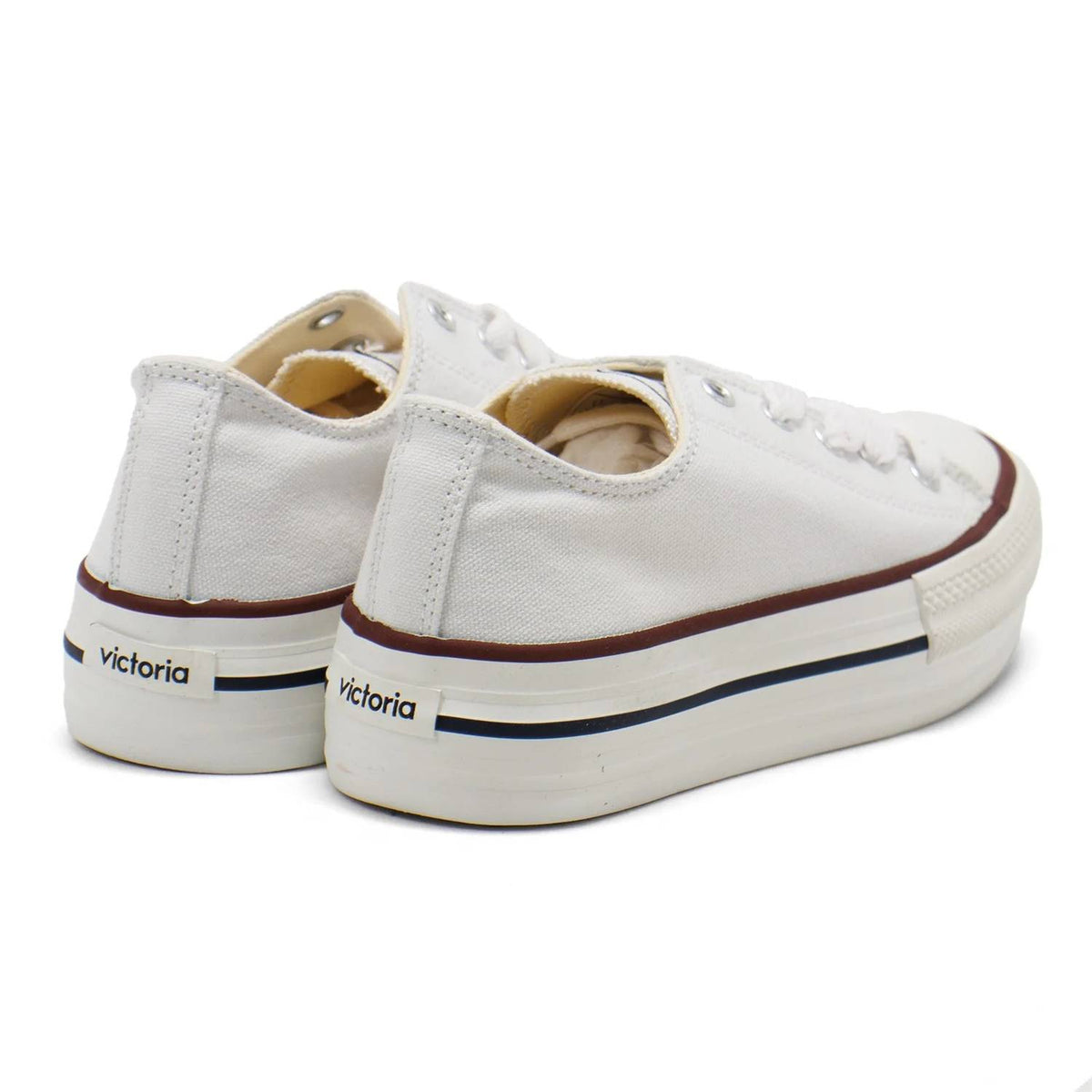 Victoria - Girls' Tribu Canvas Platform Trainers Shoes