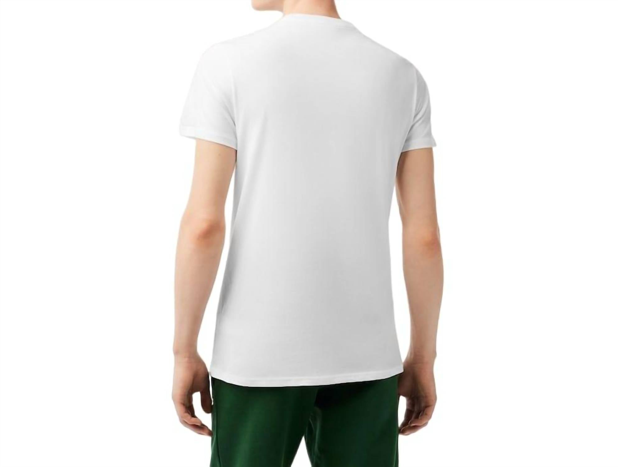 Lacoste - Short Sleeve Crew Neck Pima Cotton Jersey T-shirt