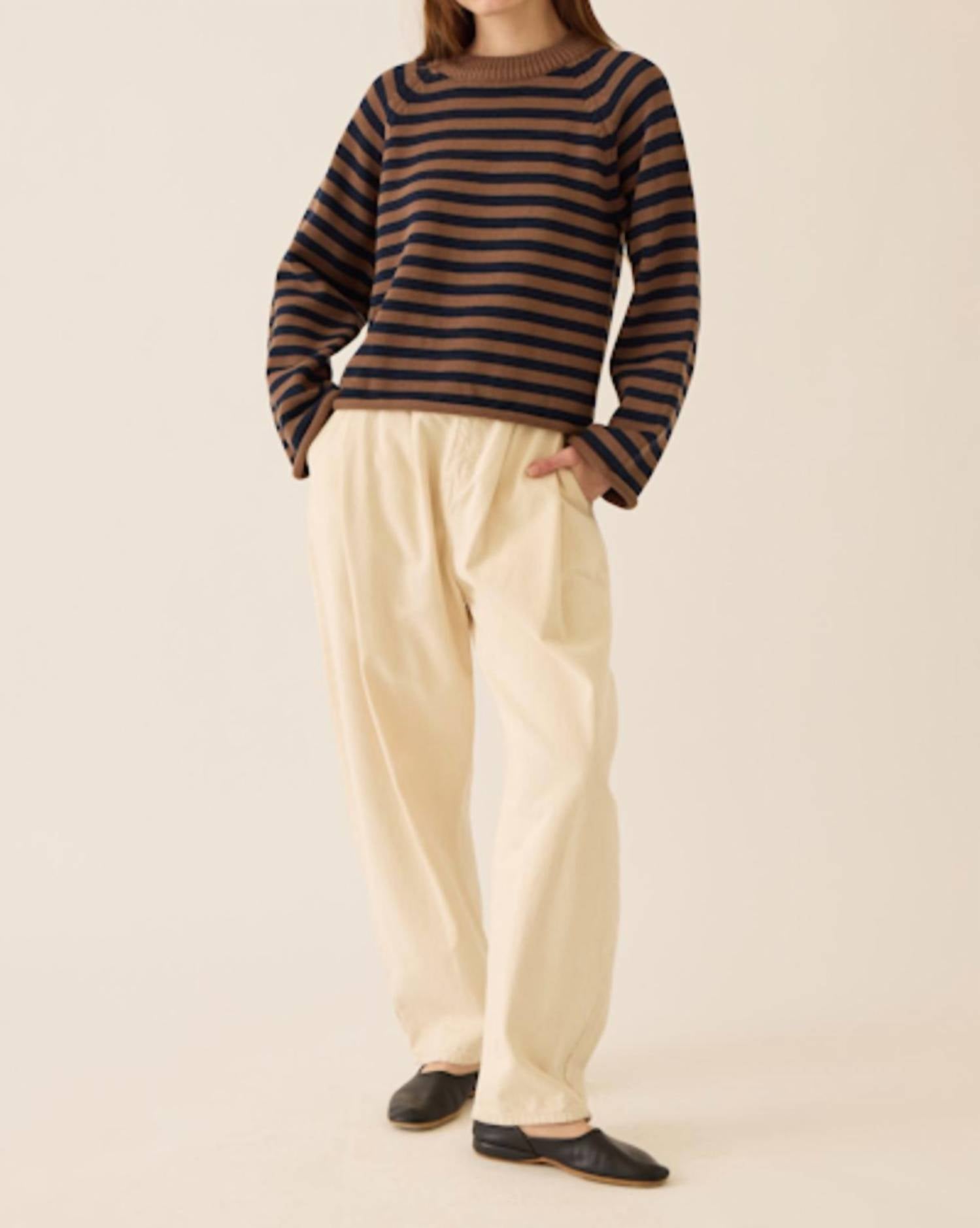 Demylee New York - Andi Stripe Cotton Sweater