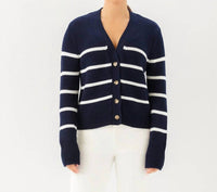 Karen Kane - Stripe Sweater Cardigan