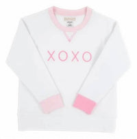 The Beaufort Bonnet Company - CASSIDY COMFY CREWNECK XOXO TOP