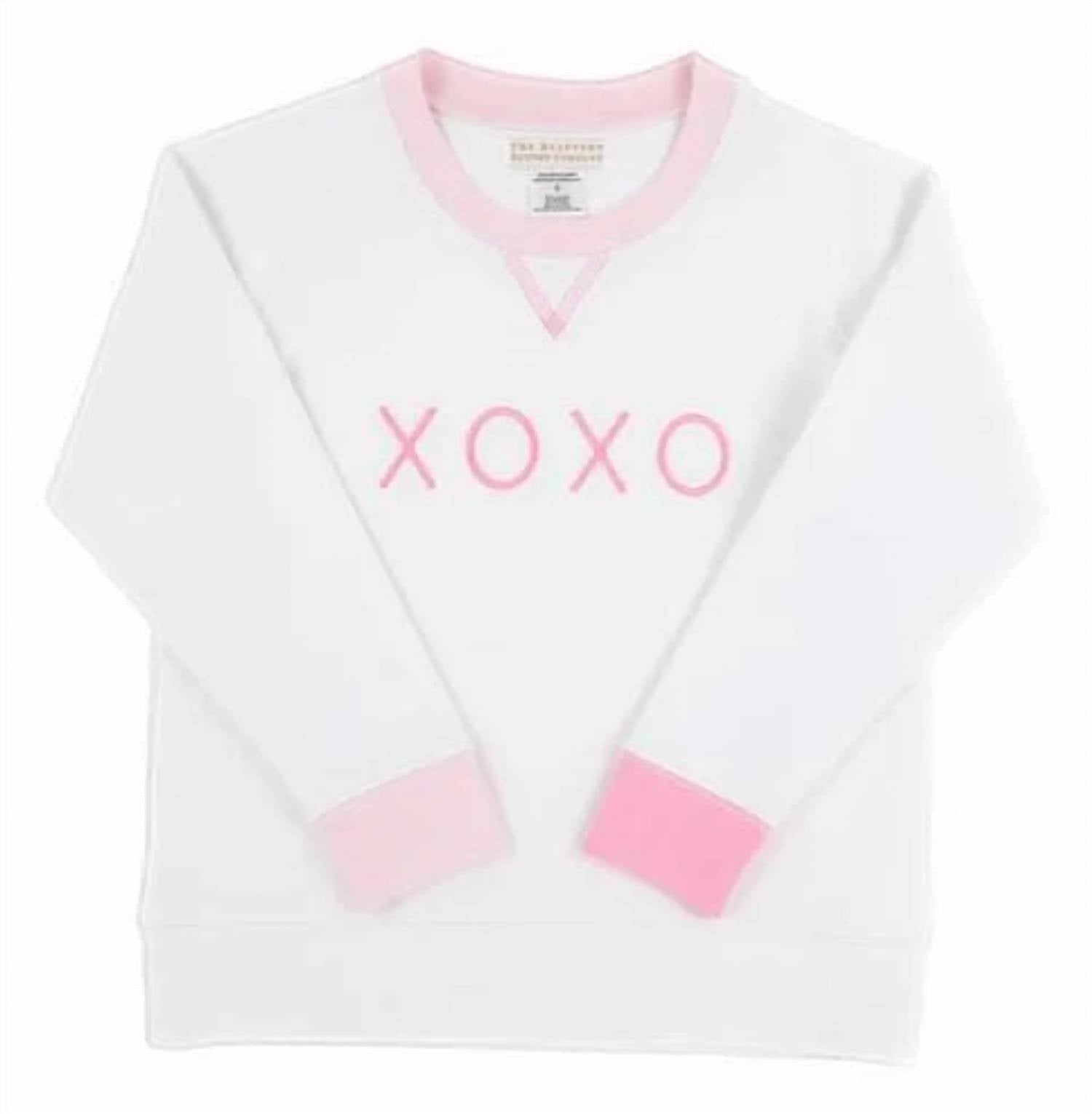 The Beaufort Bonnet Company - CASSIDY COMFY CREWNECK XOXO TOP