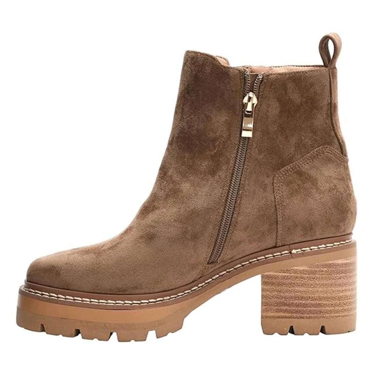 Hey Girl by Corkys Women's Up To No Good Boots in faux saddle brown - women's shoe - alternate view