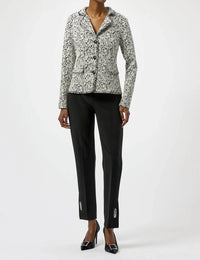 Joseph Ribkoff - Abstract Jacquard Blazer Jacket