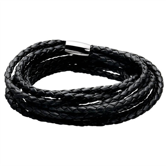 Story By Kranz & Ziegler - Men's Braided Double Wrap Bracelet