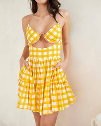 Mo Maya - Le Soleil Sleeveless Short Dress