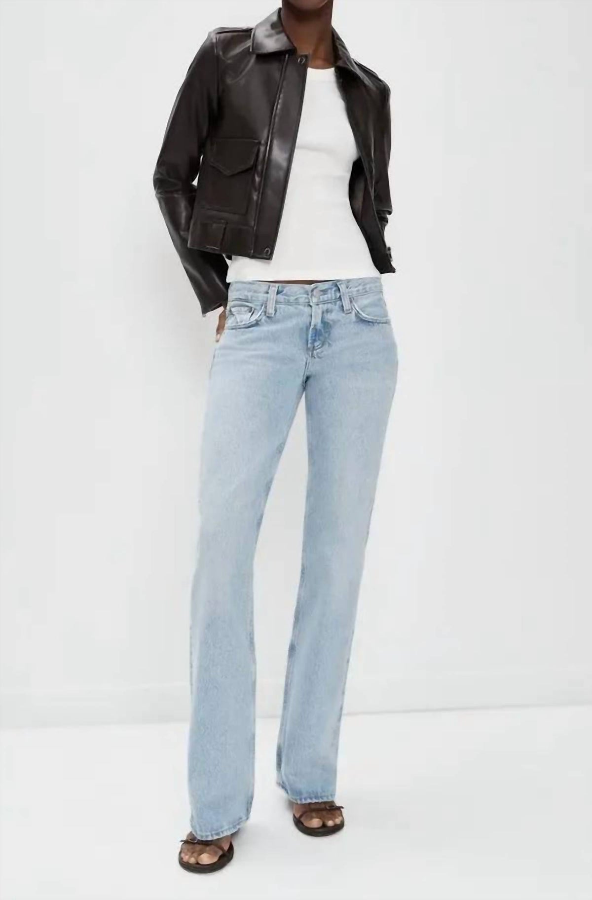 Agolde - Low Rise Bootcut Jeans