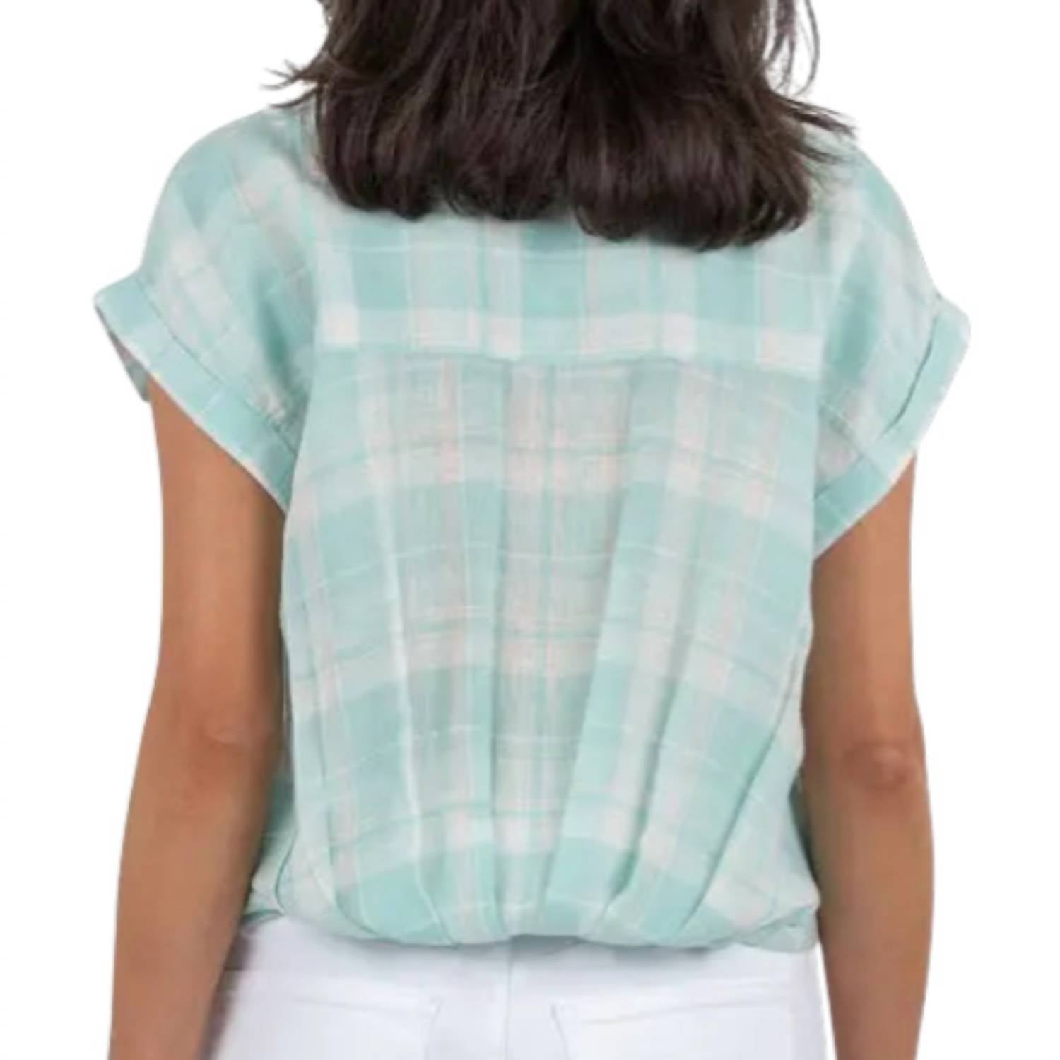 Kut From The Kloth - Gaia Plaid Blouson Shirt