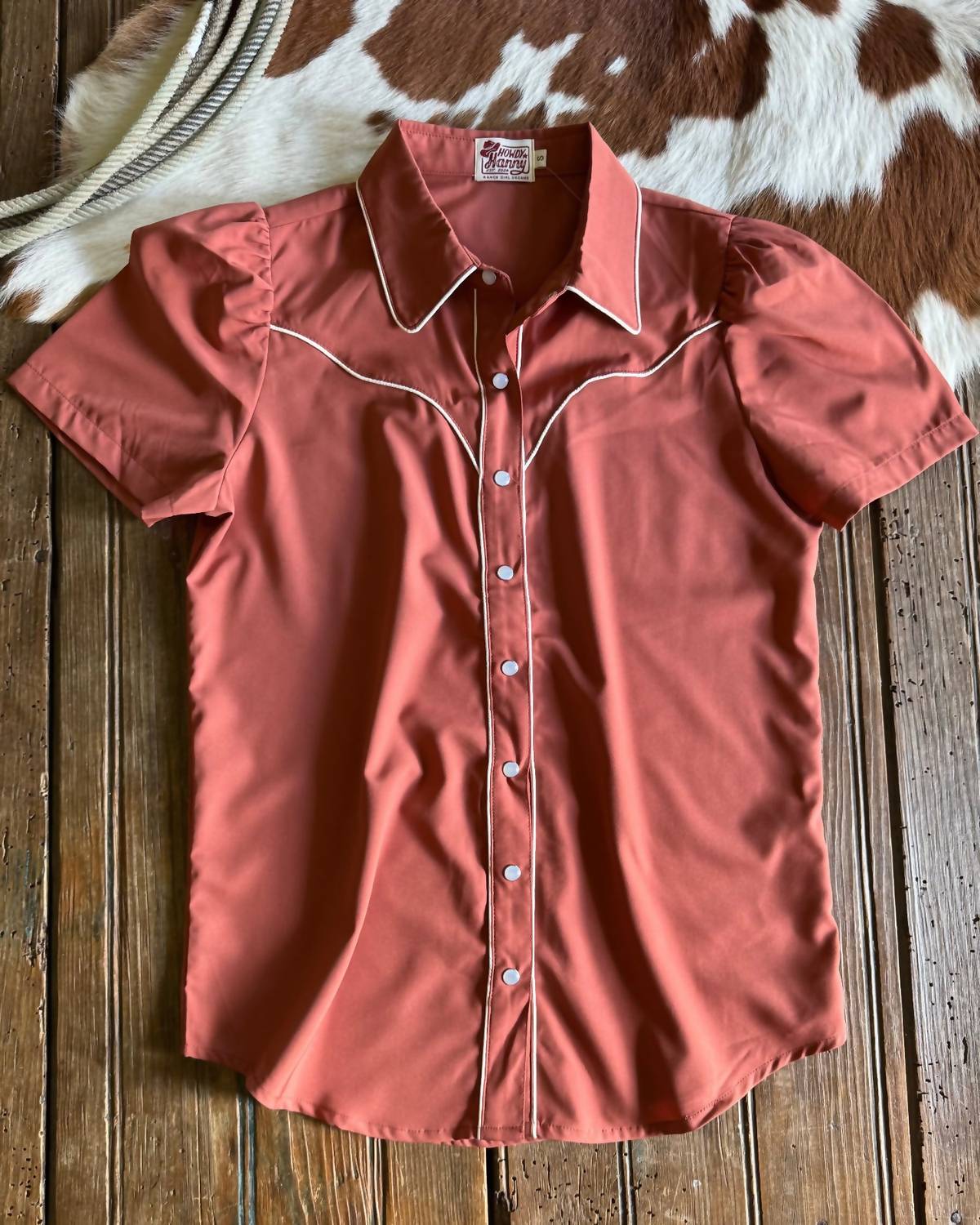 Howdy Hanny - Mesa Sunset Button Front Blouse