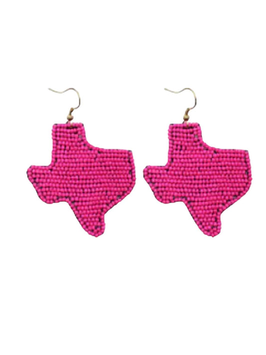 Bosuk Jewlery - Women's Texas Seed Bead Earrings