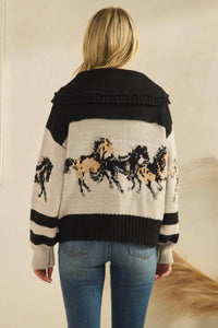 Veveret - Annie Print Sweater