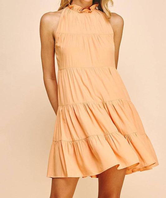 Pinch - Eloise Halter Tiered Dress