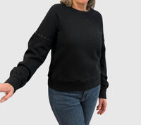 Bobi - Micro Stud Raglan Pullover