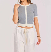 Sadie & Sage - Mavi Stripe Cardigan