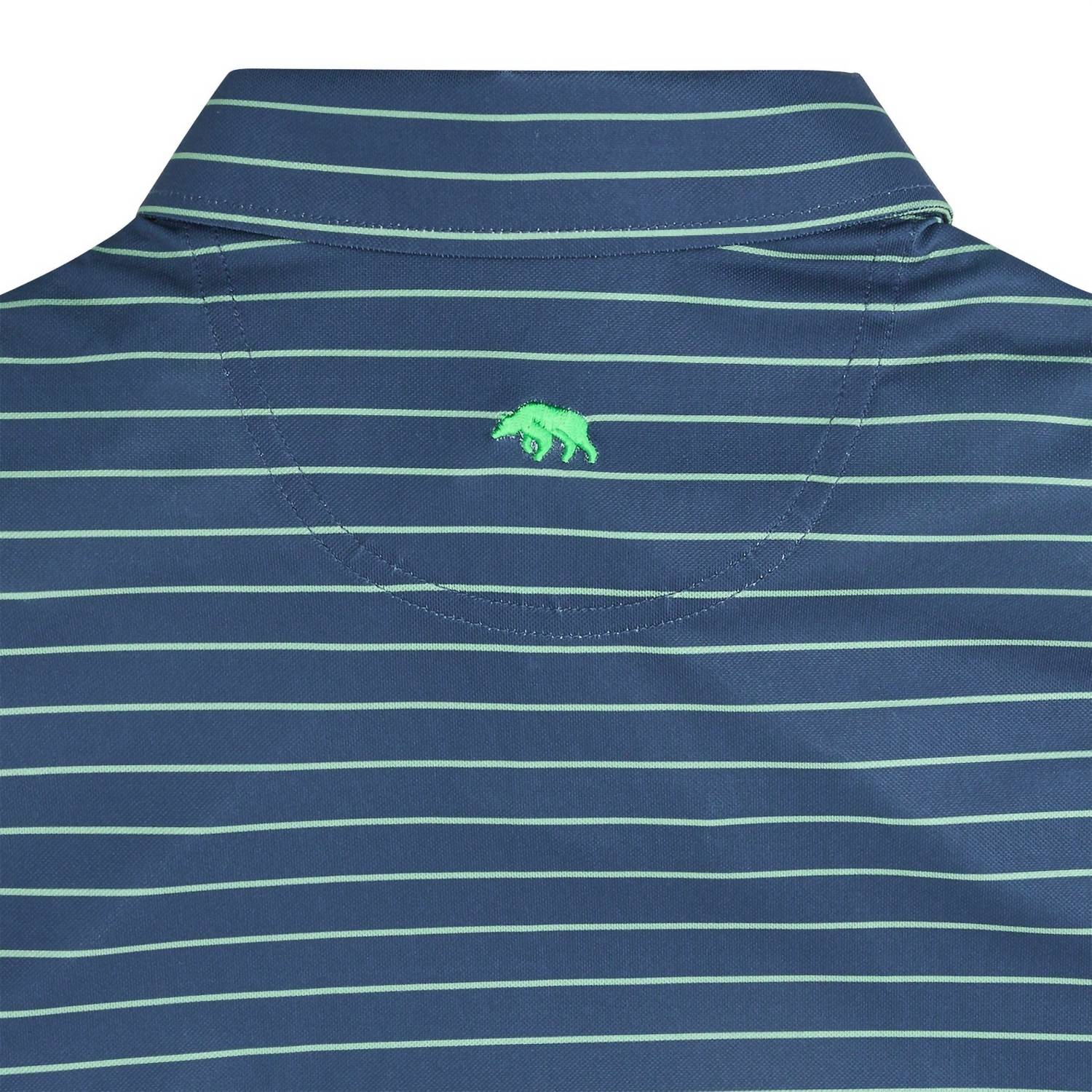Onward Reserve - Men's Tourney Stripe Performance Pique Short Sleeve Polo