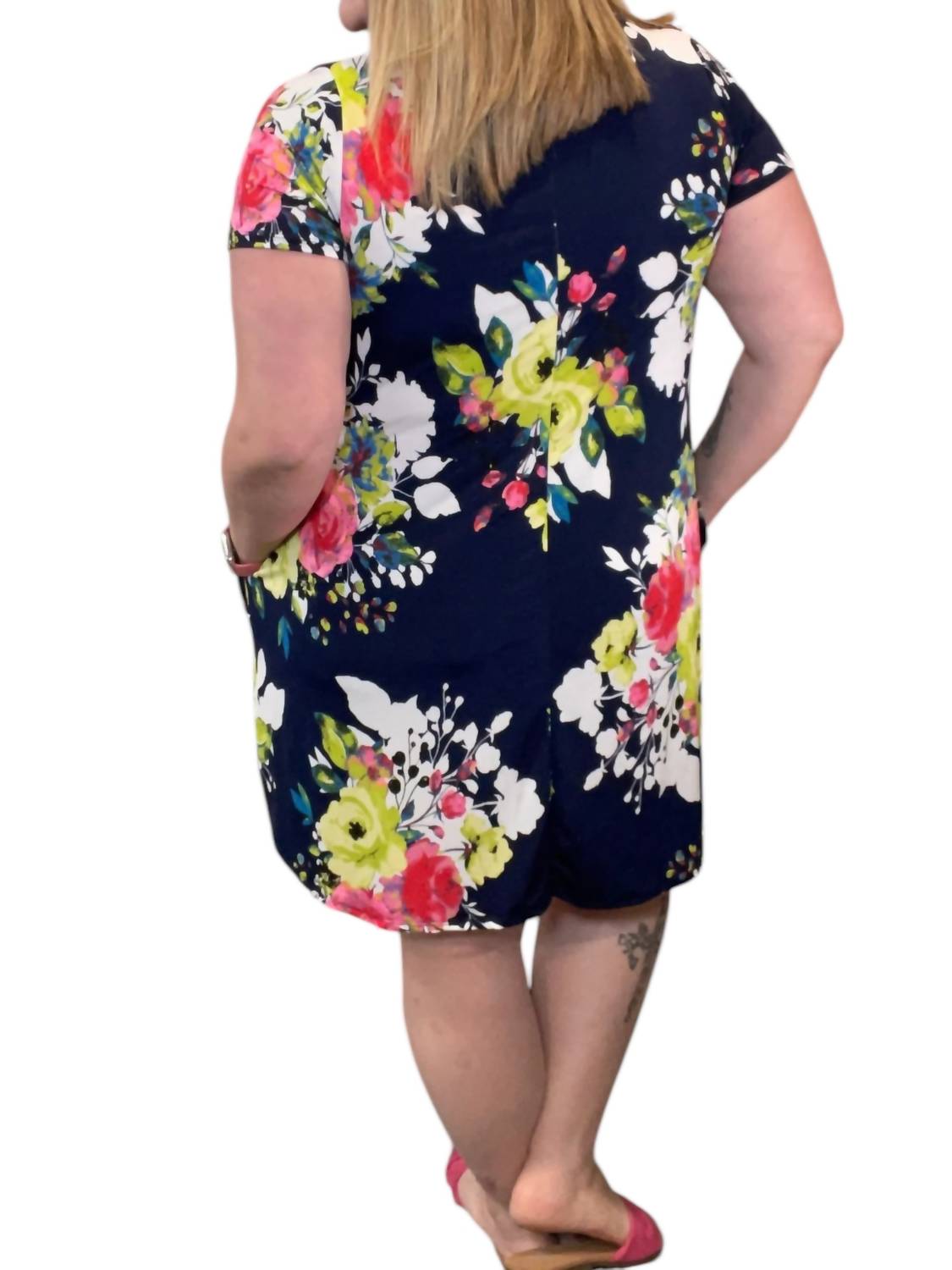 Sew In Love - Floral Pocket Swing Dress