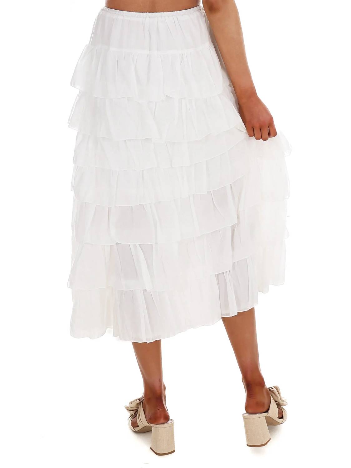 Mustard Seed - Wish I Knew You Ruffle Maxi Skirt