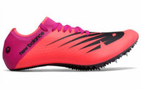 New Balance Men's Sigma Aria Track Spike Shoes in pink - men's shoe - detail view