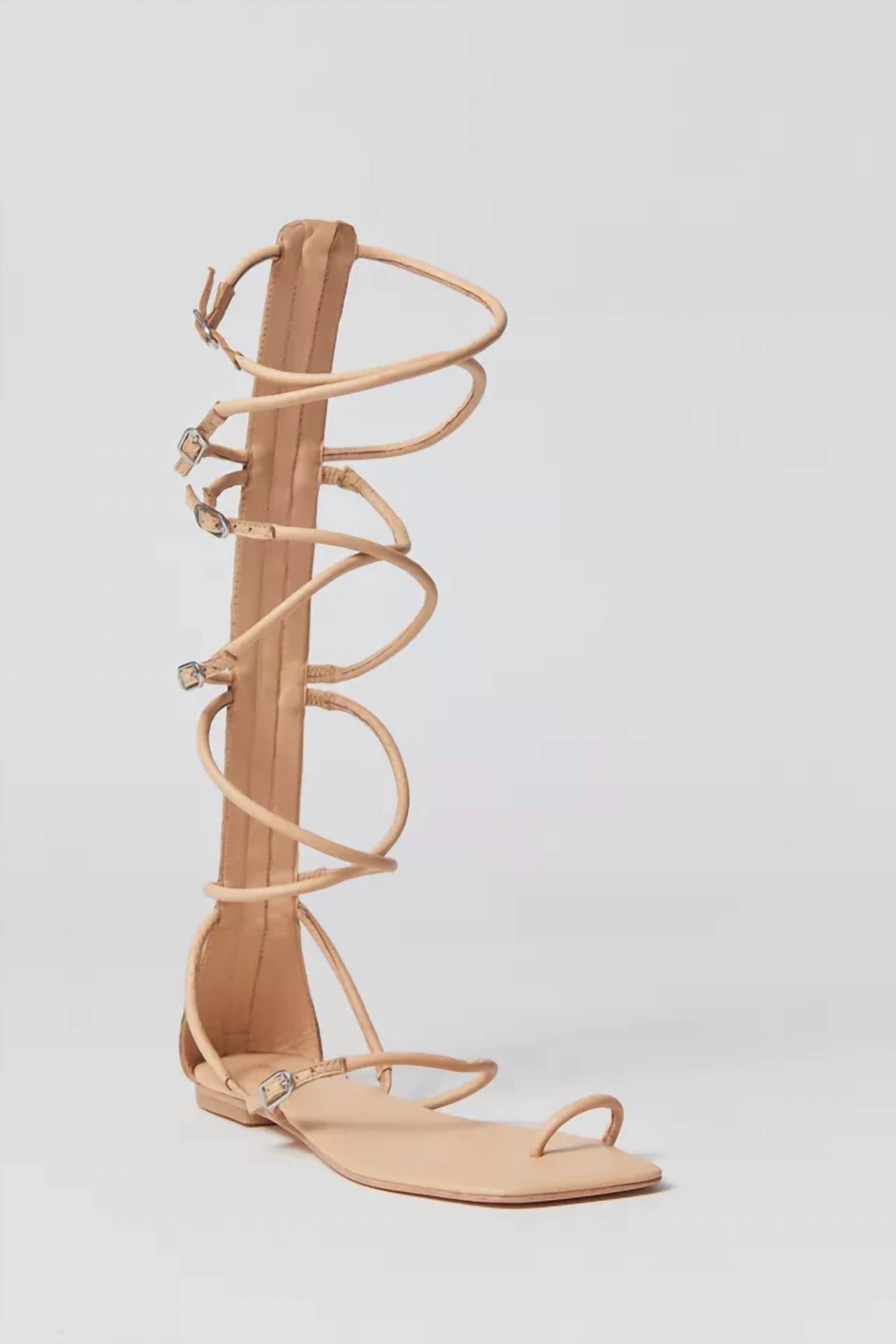 Jeffrey Campbell Women's Gladia Gladiator Sandal in beige - women's sandal