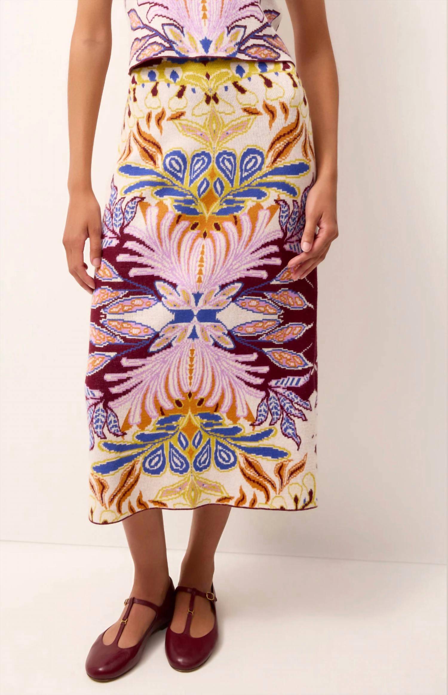 Marie Oliver Women's Janis Skirt in hydrofleur - women's skirt - view 4
