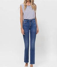 Vervet By Flying Monkey - Melissa Mid Rise Straight Leg Jeans