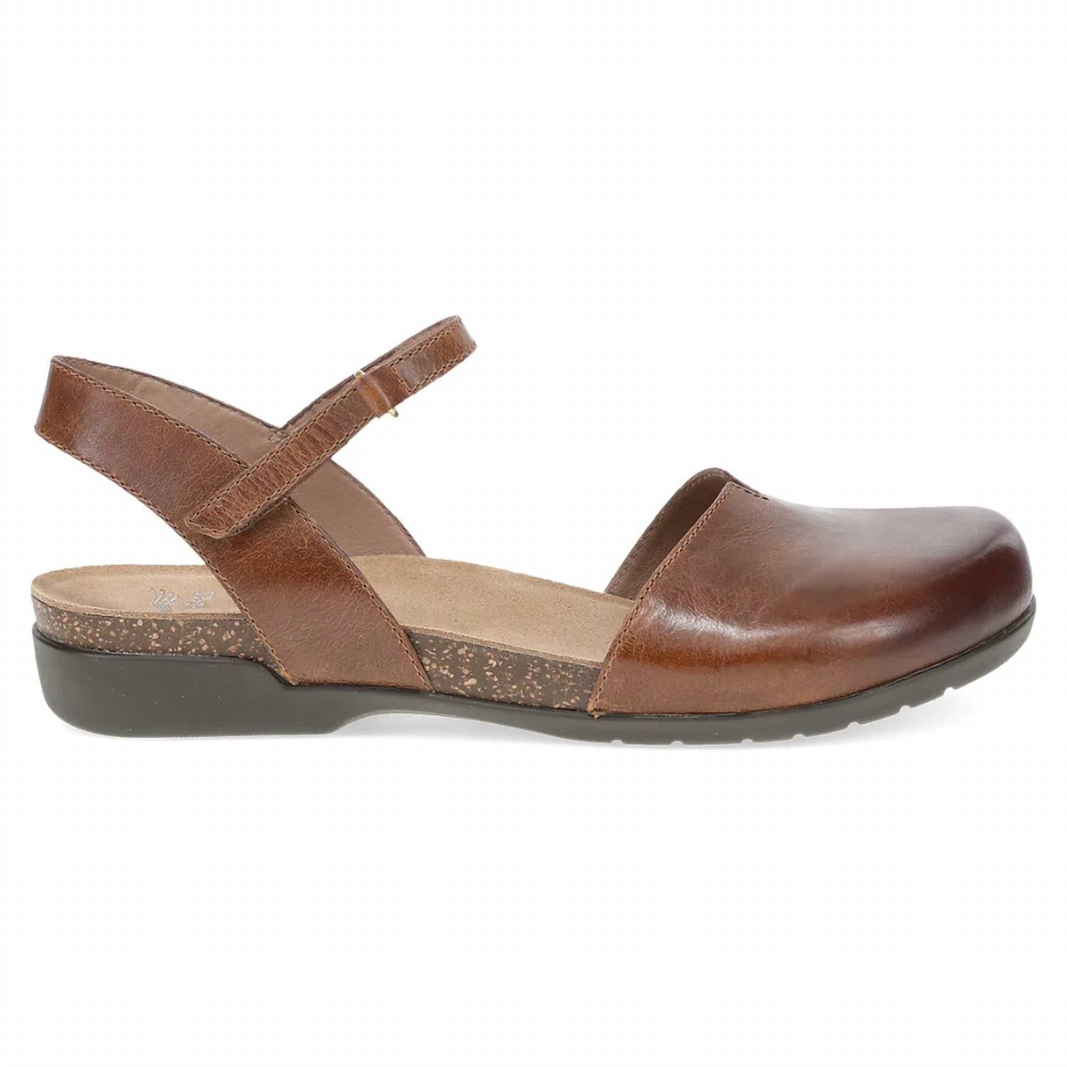 Dansko - Women's Rowan Tan Waxy Burnished Sandal
