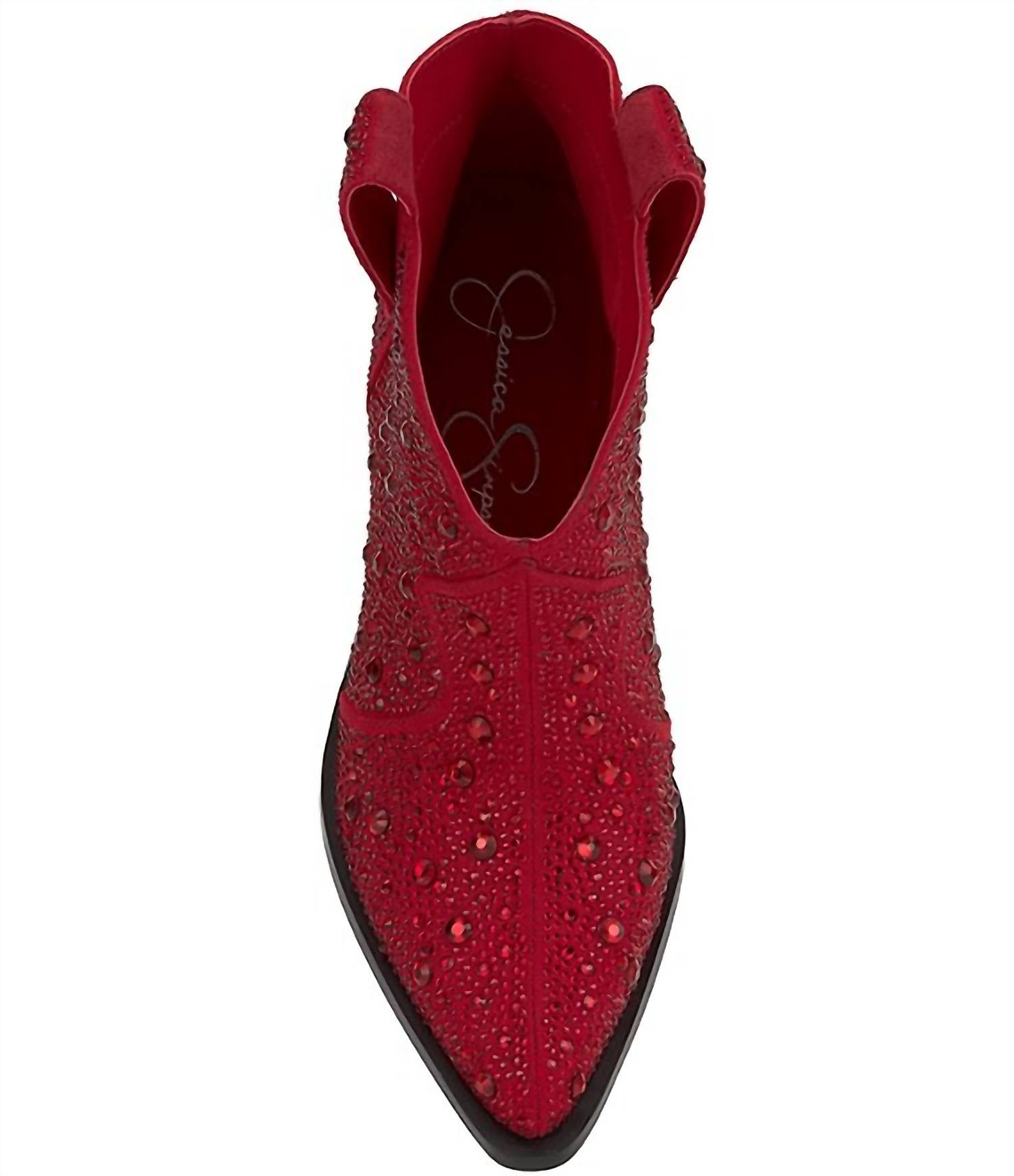 Jessica Simpson - Women's Zadie Rhinestone Western Booties