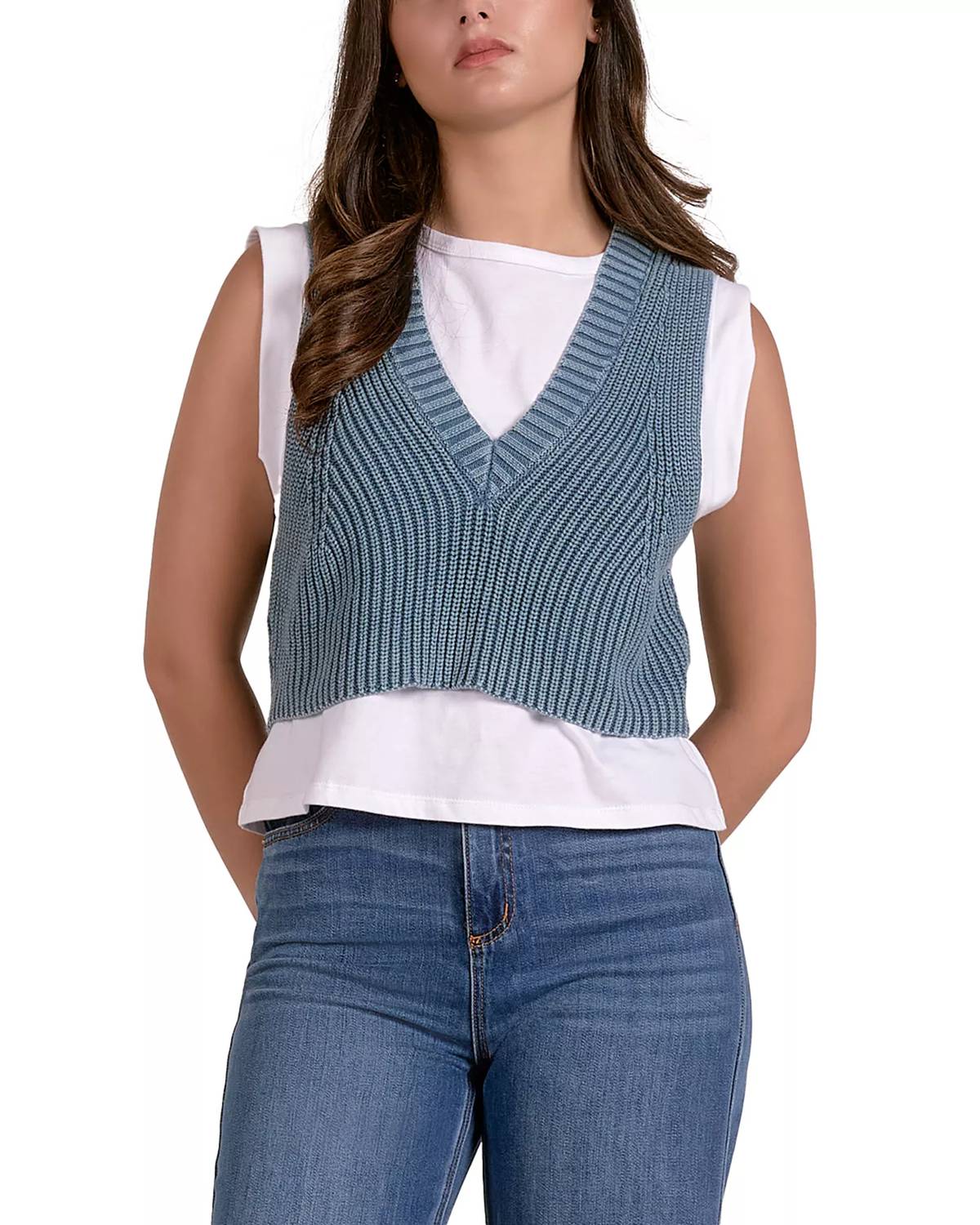 Elan - Layered Sleeveless Sweater