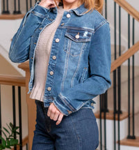 Judy Blue - Modern Mama Cropped Jacket