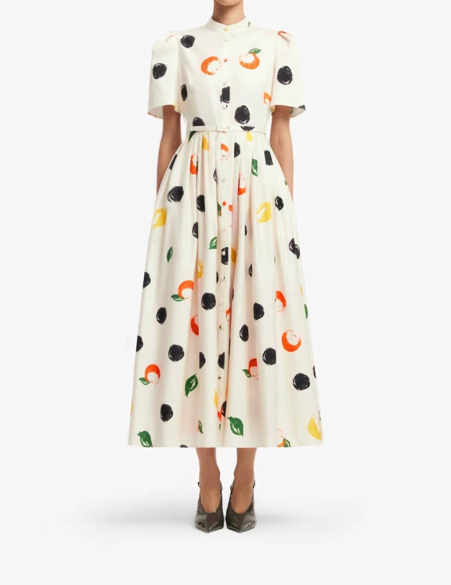 Leo Lin - Bianca Short Sleeve Midi Dress