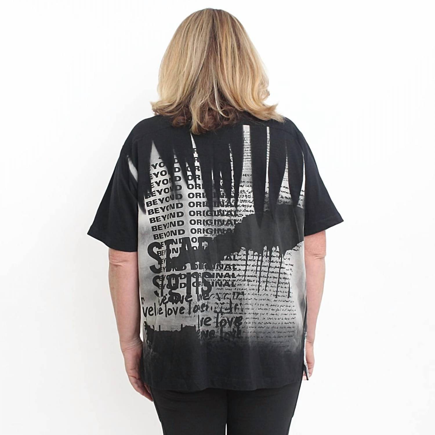Sylca Designs - Magazine Print Button Down Shirt