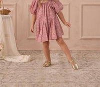 Rylee + Cru Girls Maia Dress in lipstick - kids' dress