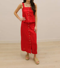 Blu Pepper - Westerly Tank And Skirt Set