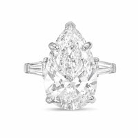 Diana M Jewels - Women's Pear Lab-Grown Diamond Ring (3.00 Ct) - Signature