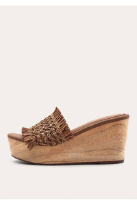 Kaanas - Women's Woven Strap Wedges