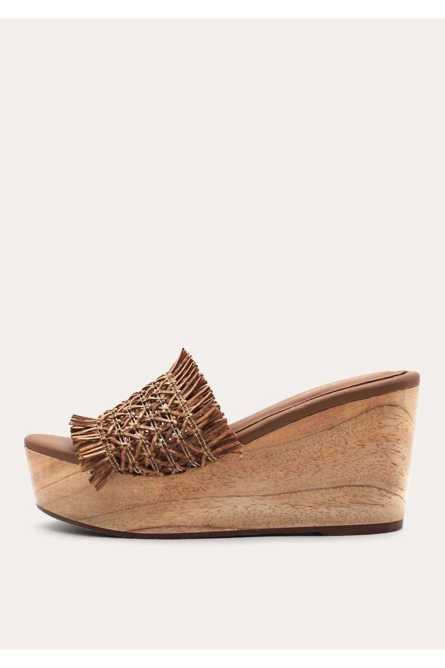 Kaanas - Women's Woven Strap Wedges