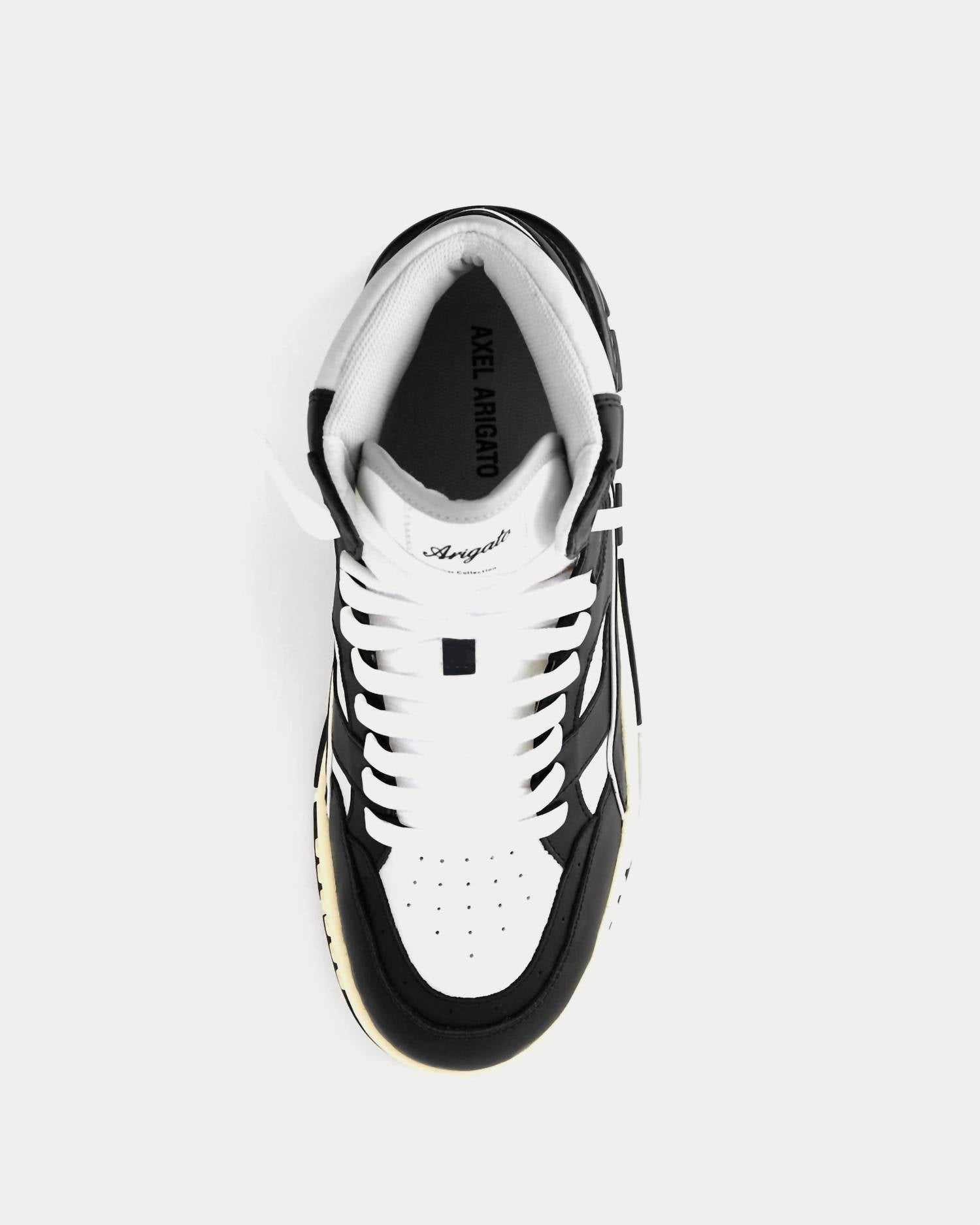 Axel Arigato Men's Sneaker Area Hi Leather High-top Sneakers in black white - men's sneaker