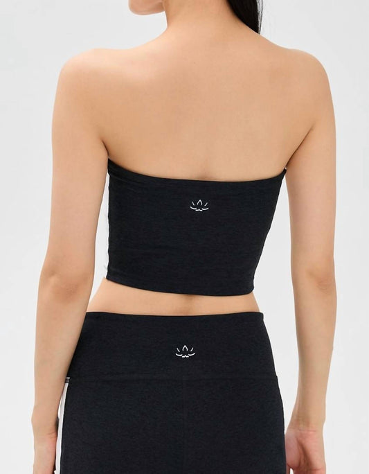 Beyond Yoga - Spacedye Line Up Strapless Cropped Top