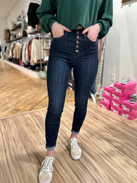 Judy Blue - Handsand Resin Skinny Jeans