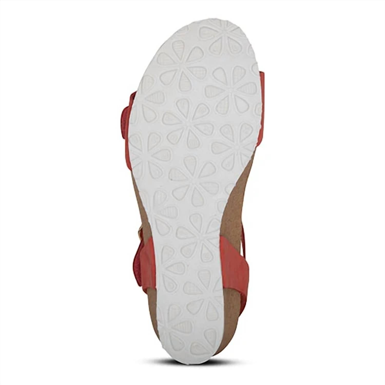 Aetrex - Women's Lexa Quarter Strap Wedge Sandal