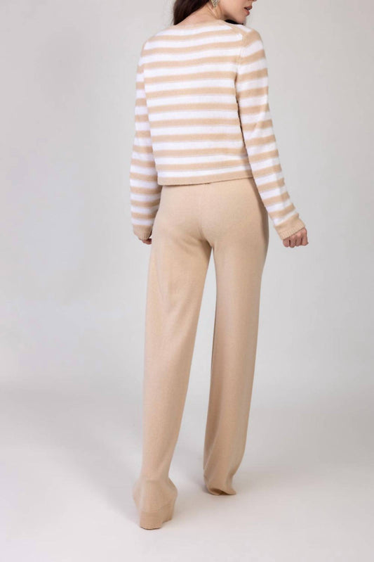 Allude - Crewneck Button-up Cardigan