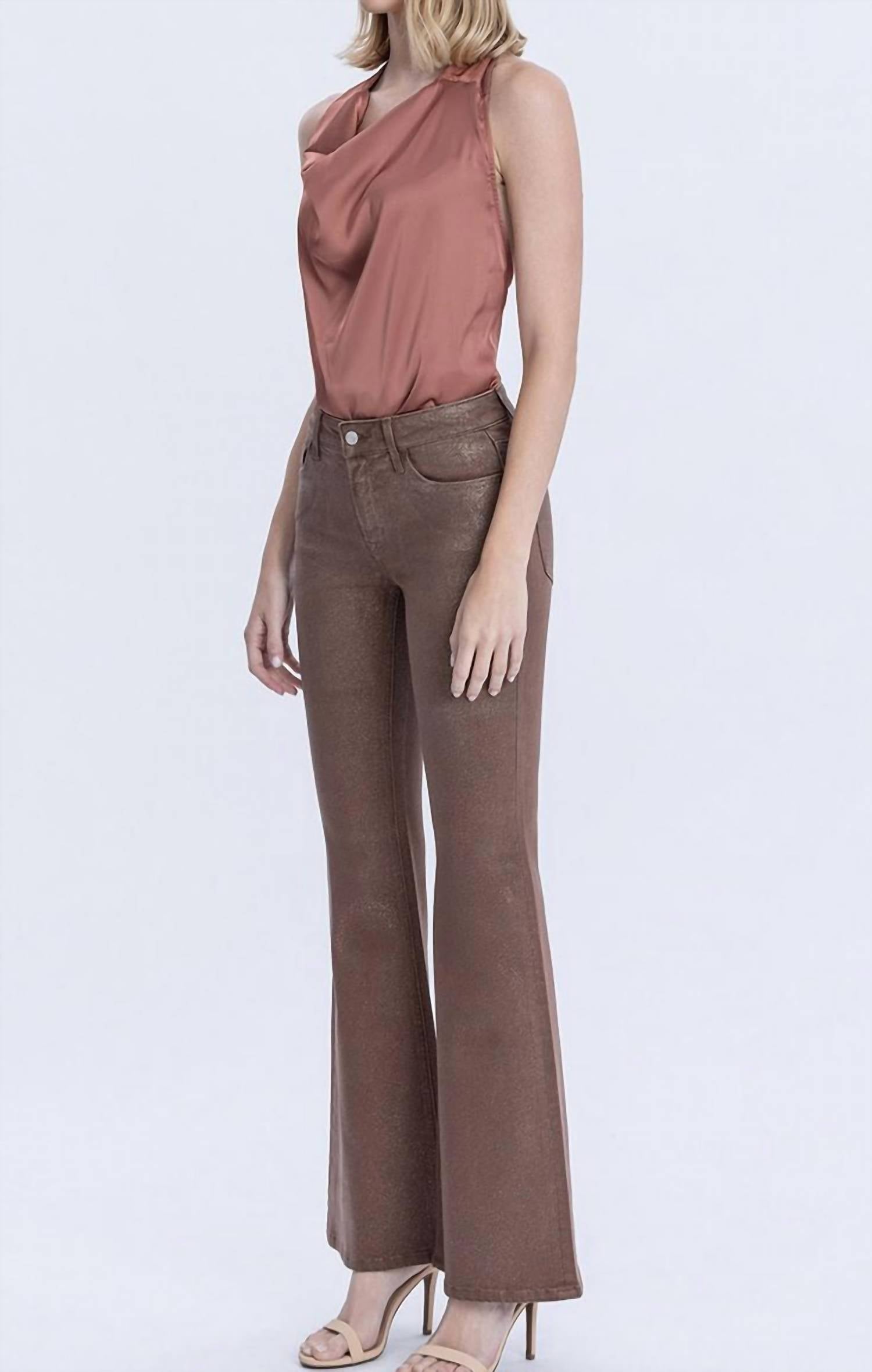 Vervet By Flying Monkey - Alison Mid-rise Glitter Jean