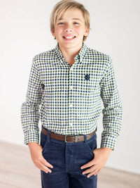 Properly Tied - Boy's Classic Flannel Shirt