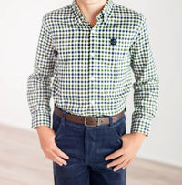 Properly Tied - Boy's Classic Flannel Shirt