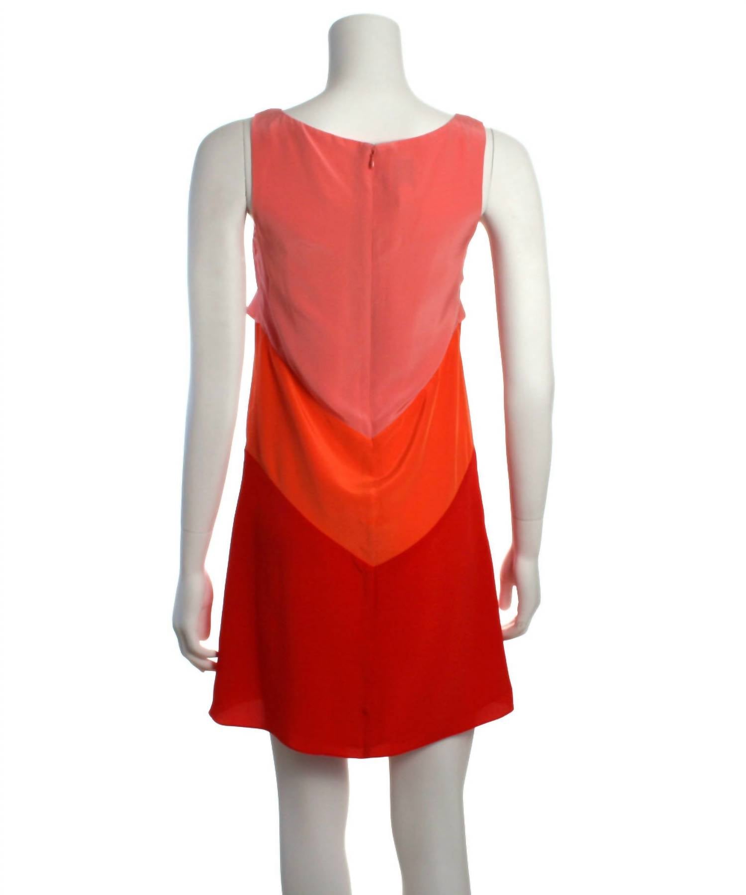 Suzi Chen - Silk Color Block Dress
