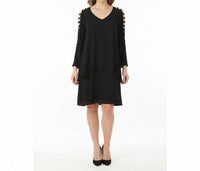 Joseph Ribkoff - Ladder Sleeve Tunic Mini Dress
